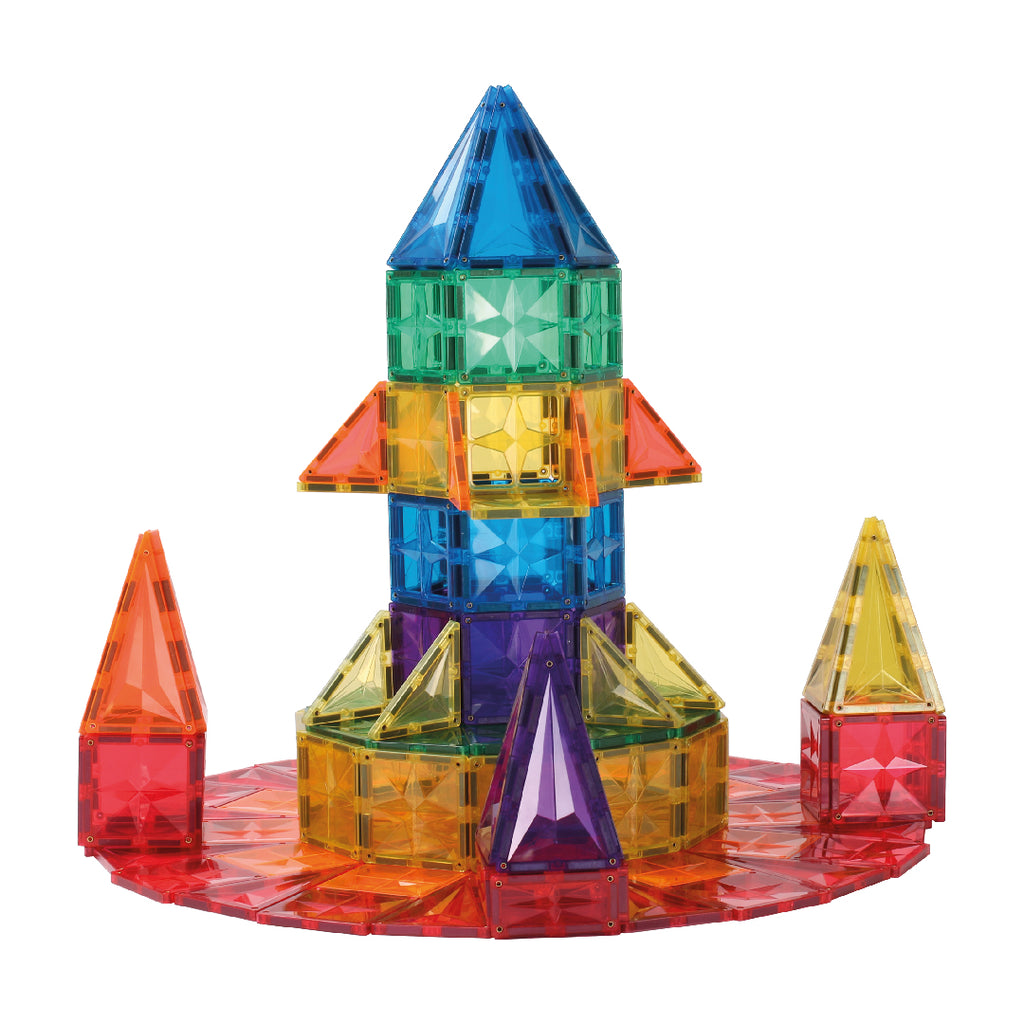 Costruzioni magnetiche Cleverclixx – torri e forme geometriche colorate