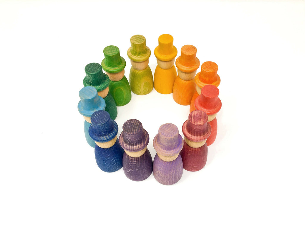 Wizards Grapat colorati disposti in cerchio, in ordine cromatico arcobaleno.